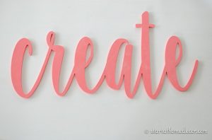Create one inspired word